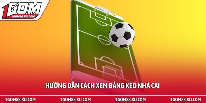 Cách xem bảng kèo nhà cái - Hướng dẫn đọc tỷ lệ bóng đá 2 Hướng dẫn cách xem bảng kèo nhà cái