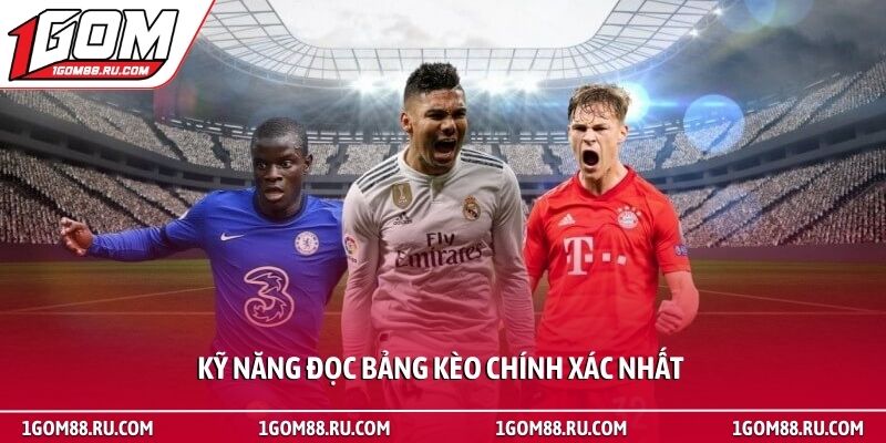 Mẹo soi kèo hôm nay cực chuẩn từ cao thủ bóng đá tại 1Gom 3 Kỹ năng đọc bảng kèo chính xác nhất